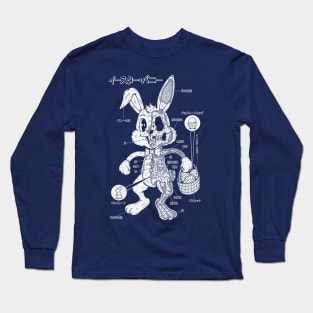 EASTER BUNNY ANATOMY - 1 INK Long Sleeve T-Shirt